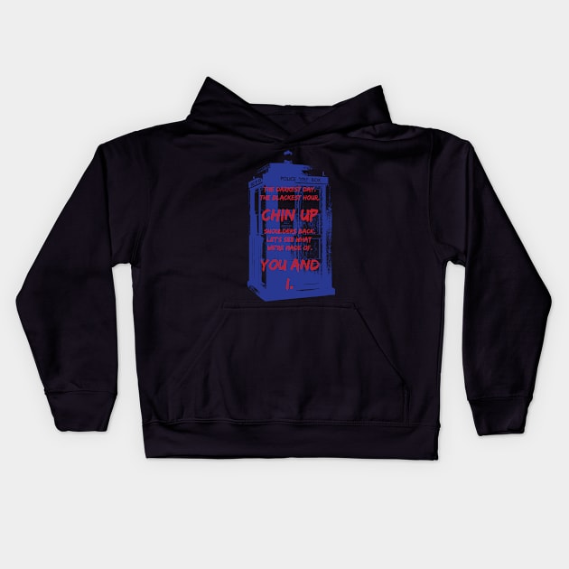 police box Kids Hoodie by horrorshirt